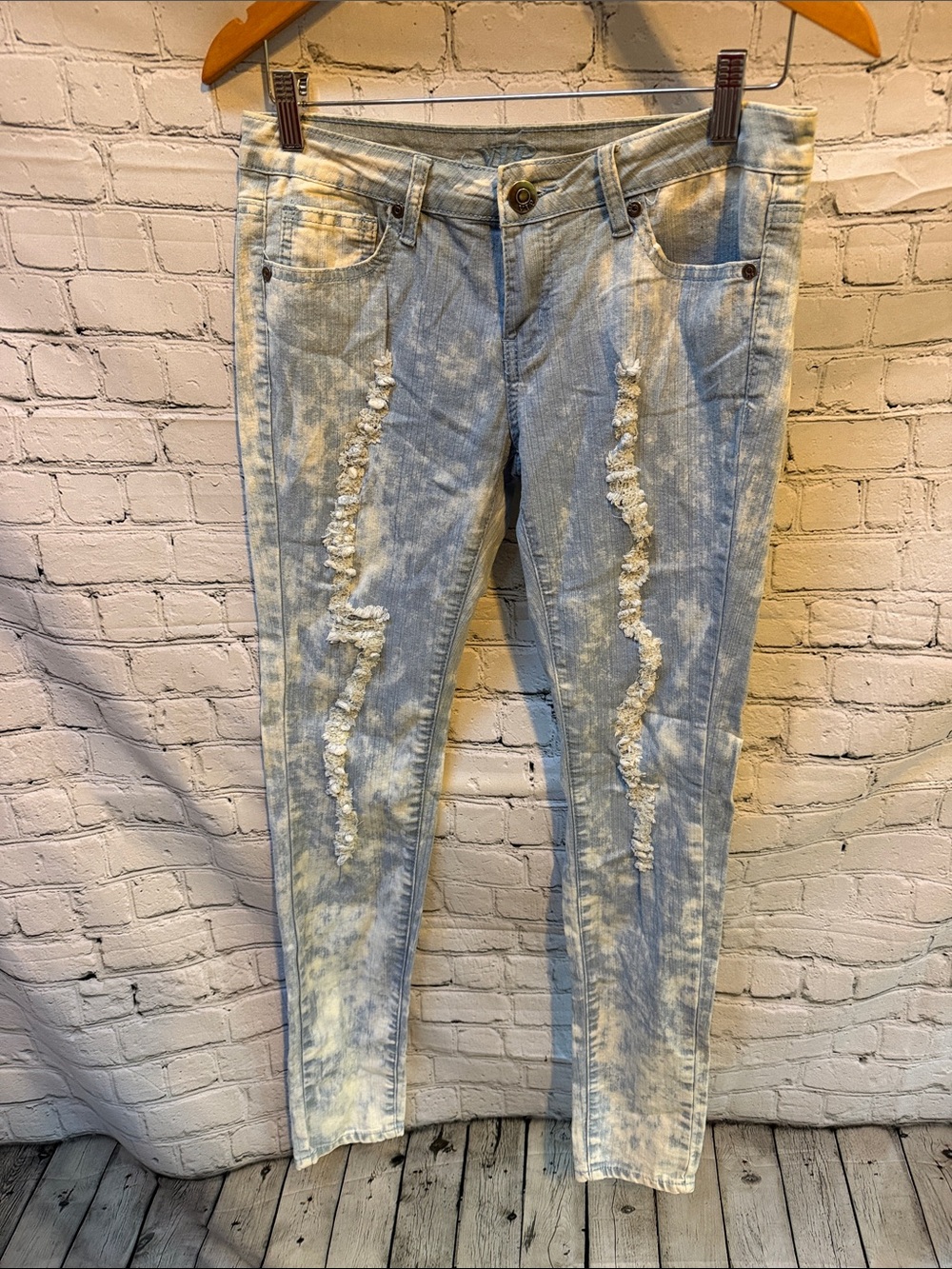 VIP Premium Denim Distressed Skinny Jeans